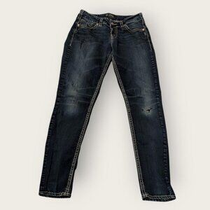 Silver Brand Mid Rise Skinny Jeans